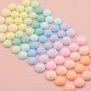 Cabujón de resina opaco 12 mm - Saumon x1