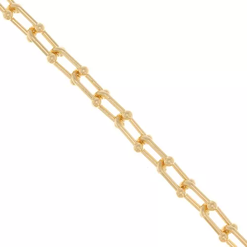 Cadena de fantasía de 9 mm - Oro x1m