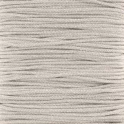 Bobina de hilo de poliéster metálico 1 mm Plata x 20 m