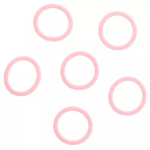 Anillos de silicona para clips de gafas - Rosa x10