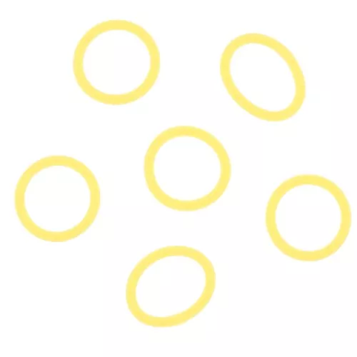 Anillos de silicona para clips de gafas - Amarillo x10