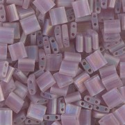 Miyuki Tila Beads 5x5x1.9 mm TL-0142FR - TMat Tr Smoky Amethyst AB|raw }}