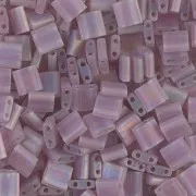 Miyuki Tila Beads 5x5x1.9 mm TL-0142FR - TMat Tr Smoky Amethyst AB