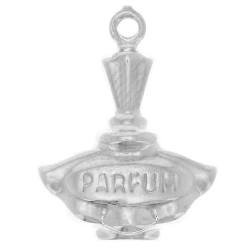 Dije Perfume 19 mm - Plata 925 Plateado x1