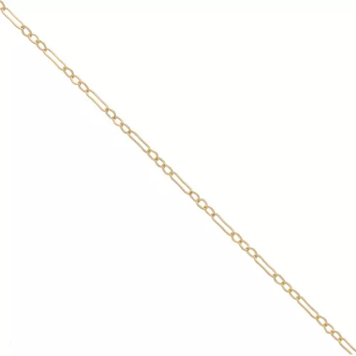 Cadena figaro 2.1 mm en Gold filled x50cm