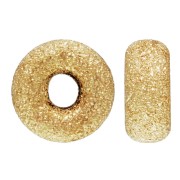 Arandela de Diamante - Disco Plano - 3x1,6 mm - Gold filled x1