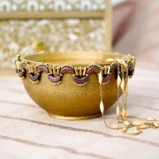 Cuenco de bambú 35x80 mm para decorar y personalizar x1