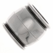 Cierre magnético 15x14 mm para cordón de 10 mm - Plateado antiguo x1|raw }}