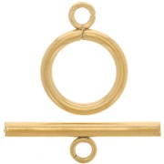 Cierre en T de 14 mm para pulsera o collar en acero inoxidable 304L  Oro x1|raw }}