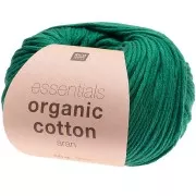 Essentials Organic Cotton Aran - Ivy x 50g