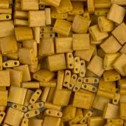 Miyuki Tila Beads 5x5x1.9 mm TL-2312 - Mat Op Mustard x10g