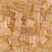 Miyuki Tila Beads 5x5x1.9 mm TL-0132FR - Mt Tr Lt Topaz AB x10g