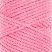 Cordón de algodón de macramé de 3 mm rosa fino x 55 m