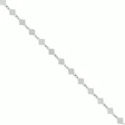 Cadena Fancy Diamond 4 mm en Plata 925 x50cm