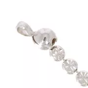 Cadena Fancy redonda estriada 2.8 mm en Plata 925 x50cm