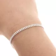 Cadena de 3mm en plata 925 x50cm