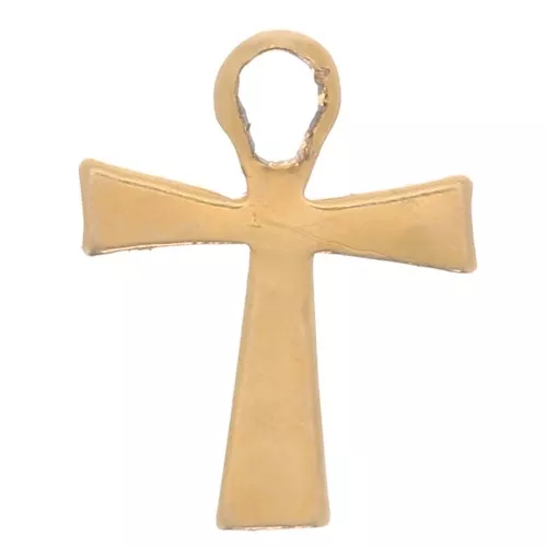 Mini Cruz Charm 8.5x6.5 mm - Gold filled x1