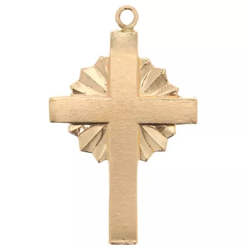 Colgante Cruz Celta 22x14 mm - Gold filled x1