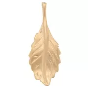 Elemento en forma de hoja para pegar 18x7 mm - Gold filled x1