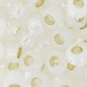 Rocalla Toho 8/0 TO8R2100 - Milky White Silver Lined|raw }}