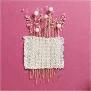 Lino natural seco para arreglos florales x1 tallos