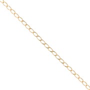 Cadena Caballo 2.5 mm Dorado con oro fino x1m|raw }}