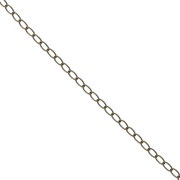 Cadena malla caballo 2,5 mm bronce x1m|raw }}