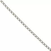 Cadena malla caballo 2,5 mm bronce x1m