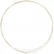 Hilo duro 0.4 mm de Gold filled  x 1.5 m