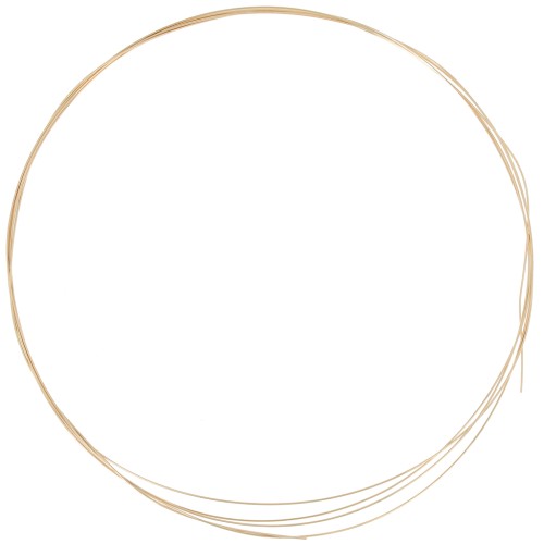 Hilo duro 0.4 mm de Gold filled  x 1.5 m