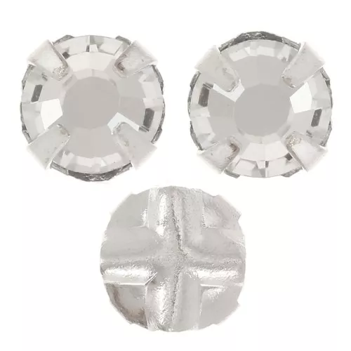 Strass para coser 4 mm Crystal x10