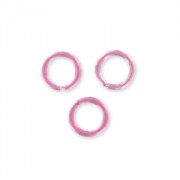 Anillas abiertas Aluminio  5x0.8 mm Light Rose x100