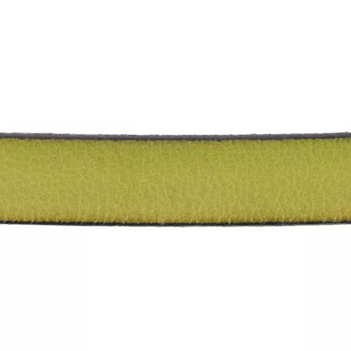 Cordón plano cuero 10 mm Pistacho x30cm