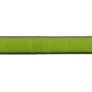 Cordón plano cuero 5x2 mm Pistacho x30cm