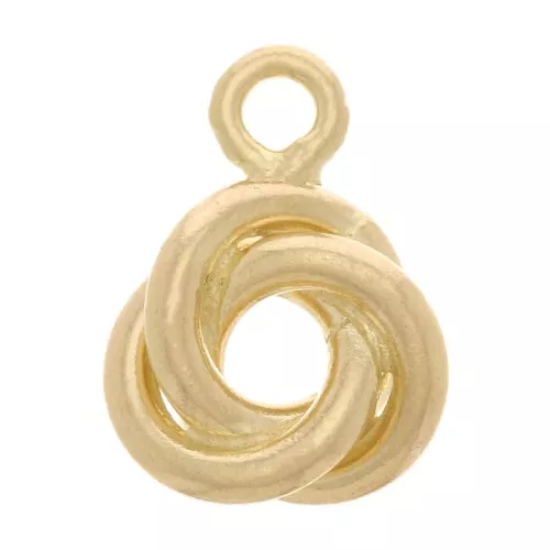 Mini dije 3 anillas entrelazados 6x5 mm - Gold filled x1