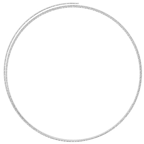 Hilo redondo diamantado de Acero inoxidable 316L 1.2 mm x1m