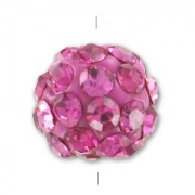 Redonda plastilina strass coreano 8 mm Rosa x1|raw }}