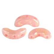 Arcos® de Puca® 5x10 mm Rose Opal Gold Splash x10g|raw }}