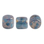 Minos® par Puca® 2.5x3 mm Opaque Blue Turquoise Bronze x5g|raw }}