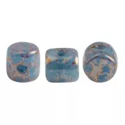 Minos® par Puca® 2.5x3 mm Opaque Blue Turquoise Bronze x5g