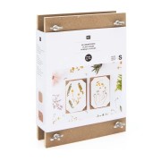 Prensa pequeña de flores y hojas 21x14,8 cm - Natural x1|raw }}