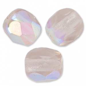 Facetadas 4 mm Light Amethyst AB x50