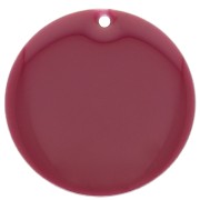 Dije redondo de metal y resina epoxi 25 mm - Lías de vino x1|raw }}