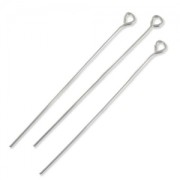 Bastón cabeza de anilla Acero inox 50x0.8 mm x10|raw }}