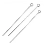 Bastón cabeza de anilla Acero inox 50x0.8 mm x10