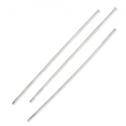 Bastón cabeza de alfiler Acero inox 50x1.7x0.7 mm x10|raw }}