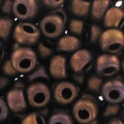 Rocalla Miyuki 8/0 2005- Metallic Dark Raspberry Iris Mat