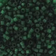 Miyuki Delica 11/0 DB0767 - Mat Transparent Dark Emerald