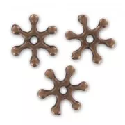 Separadores rayos 10 mm cobre antiguo x10