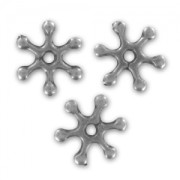 Separadores 10 mm plateado antiguo x10|raw }}